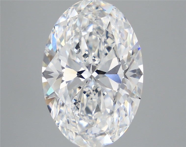5.58 Carat Oval Shaped, Ideal Cut, E Color, VVS2 Clarity, IGI Certified Lab Grown Diamond