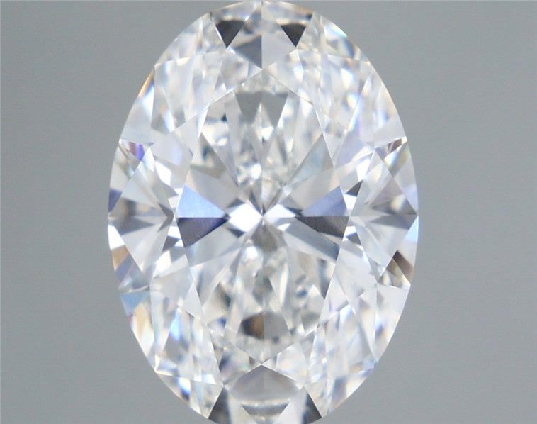 5.57 Carat Oval Shaped, Ideal Cut, E Color, VVS2 Clarity, IGI Certified Lab Grown Diamond