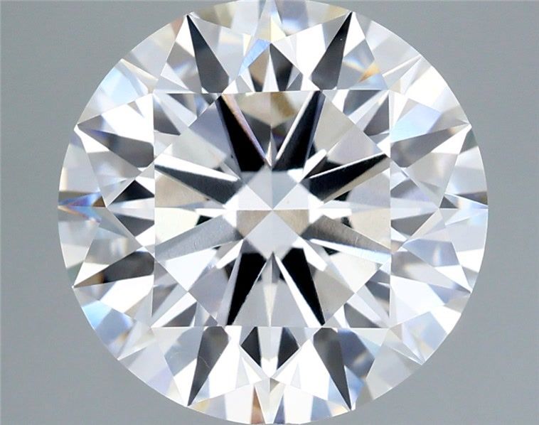 6.34 Carat Round Shaped, Ideal Cut, E Color, VVS2 Clarity, IGI Certified Lab Grown Diamond