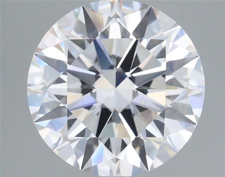 5.38 Carat Round Shaped, Ideal Cut, F Color, VVS2 Clarity, IGI Certified Lab Grown Diamond