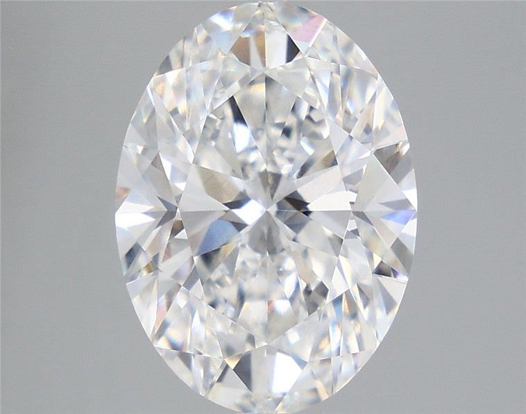 5.95 Carat Oval Shaped, Ideal Cut, E Color, VVS2 Clarity, IGI Certified Lab Grown Diamond