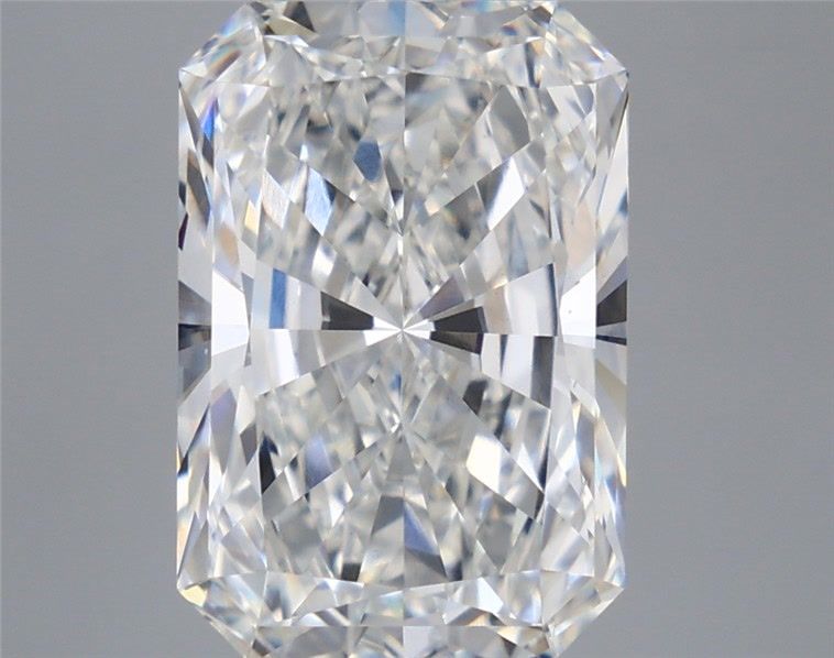 5.57 Carat Radiant Shaped, Excellent Cut, E Color, VVS2 Clarity, IGI Certified Lab Grown Diamond