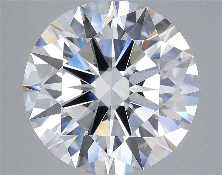 7.07 Carat Round Shaped, Ideal Cut, E Color, VS2 Clarity, IGI Certified Lab Grown Diamond