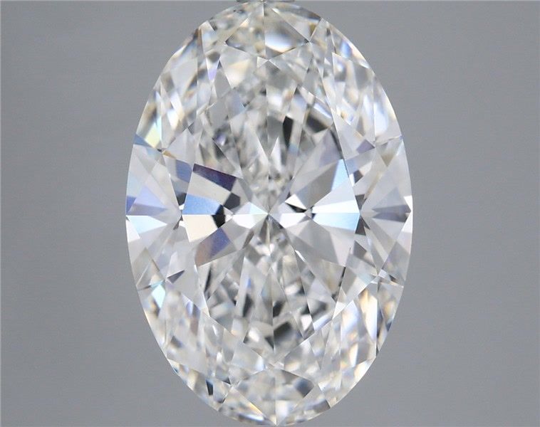 5.54 Carat Oval Shaped, Ideal Cut, E Color, VVS2 Clarity, IGI Certified Lab Grown Diamond