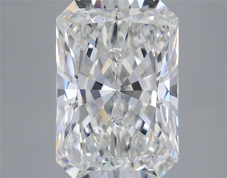 5.58 Carat Radiant Shaped, Ideal Cut, F Color, VS1 Clarity, IGI Certified Lab Grown Diamond