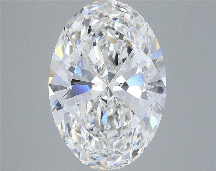 5.83 Carat Oval Shaped, Ideal Cut, E Color, VVS2 Clarity, IGI Certified Lab Grown Diamond
