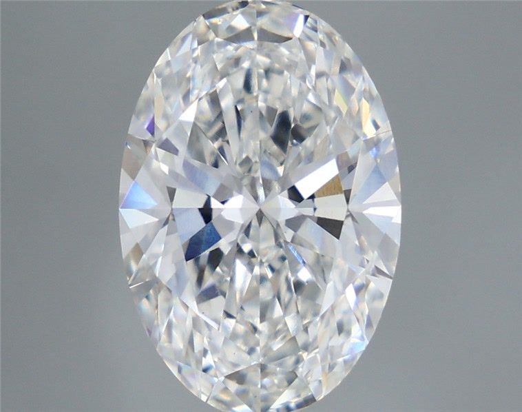 5.56 Carat Oval Shaped, Ideal Cut, E Color, VS1 Clarity, IGI Certified Lab Grown Diamond