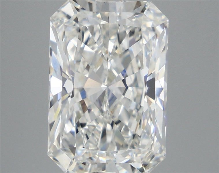 5.59 Carat Radiant Shaped, Ideal Cut, F Color, VS1 Clarity, IGI Certified Lab Grown Diamond