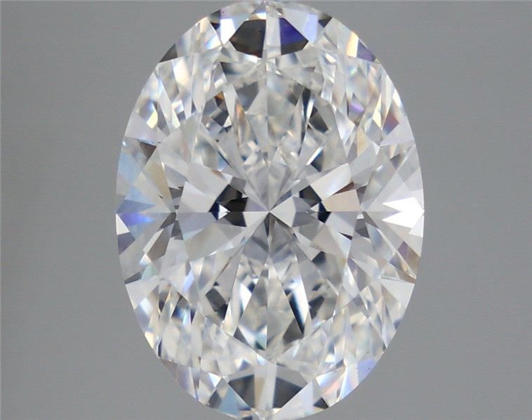 5.58 Carat Oval Shaped, Ideal Cut, E Color, VVS2 Clarity, IGI Certified Lab Grown Diamond