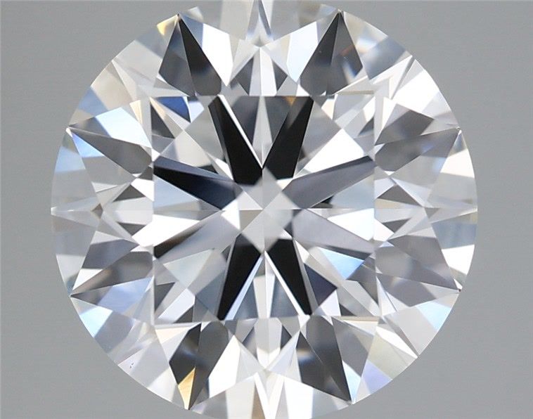5.55 Carat Round Shaped, Ideal Cut, E Color, VVS2 Clarity, IGI Certified Lab Grown Diamond