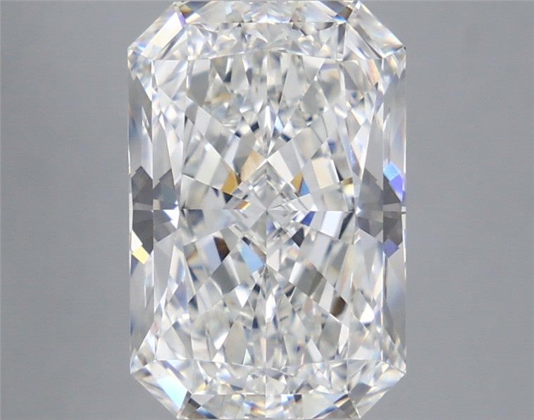 5.38 Carat Radiant Shaped, Ideal Cut, E Color, VS1 Clarity, IGI Certified Lab Grown Diamond