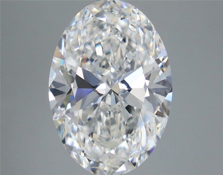 5.37 Carat Oval Shaped, Ideal Cut, F Color, VVS2 Clarity, IGI Certified Lab Grown Diamond