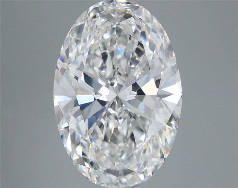 5.56 Carat Oval Shaped, Ideal Cut, E Color, VVS2 Clarity, IGI Certified Lab Grown Diamond