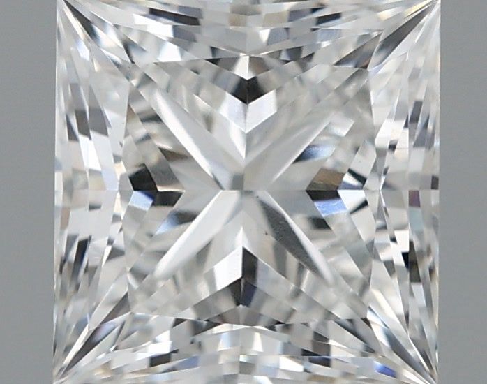 1.95 Carat Princess Shaped, Ideal Cut, F Color, VVS2 Clarity, IGI Certified Lab Grown Diamond
