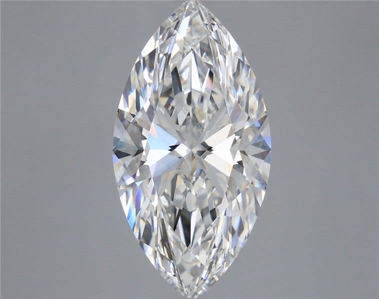5.36 Carat Marquise Shaped, Ideal Cut, F Color, VVS2 Clarity, IGI Certified Lab Grown Diamond
