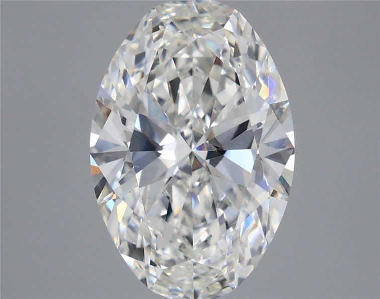 5.59 Carat Oval Shaped, Ideal Cut, F Color, VVS2 Clarity, IGI Certified Lab Grown Diamond