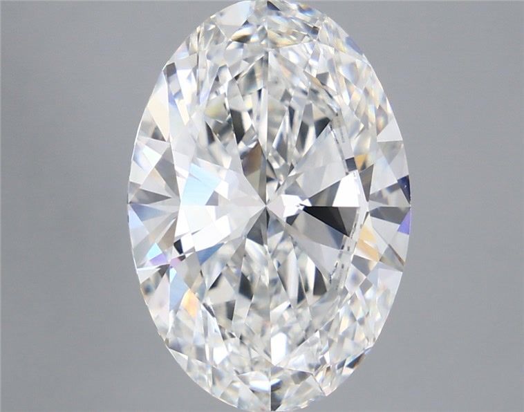 5.81 Carat Oval Shaped, Excellent Cut, E Color, VVS2 Clarity, IGI Certified Lab Grown Diamond