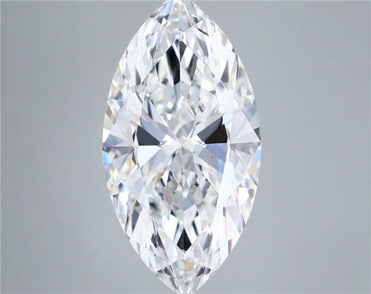 5.09 Carat Marquise Shaped, Ideal Cut, E Color, VS2 Clarity, IGI Certified Lab Grown Diamond