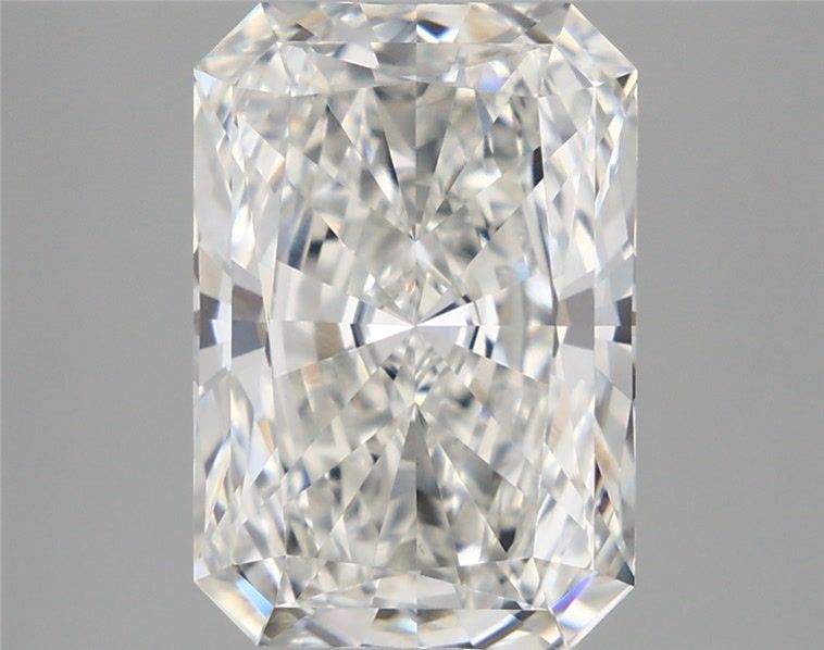 5.58 Carat Radiant Shaped, Ideal Cut, F Color, VVS2 Clarity, IGI Certified Lab Grown Diamond