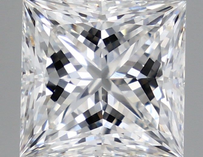 4.09 Carat Princess Shaped, Ideal Cut, E Color, VS1 Clarity, IGI Certified Lab Grown Diamond