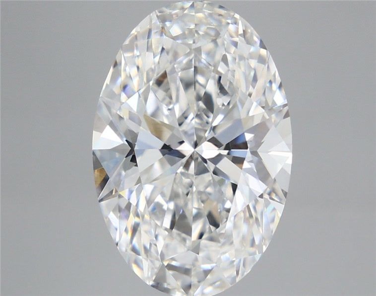 5.58 Carat Oval Shaped, Ideal Cut, F Color, VVS2 Clarity, IGI Certified Lab Grown Diamond