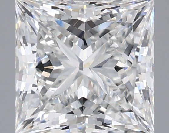1.93 Carat Princess Shaped, Ideal Cut, E Color, VVS2 Clarity, IGI Certified Lab Grown Diamond