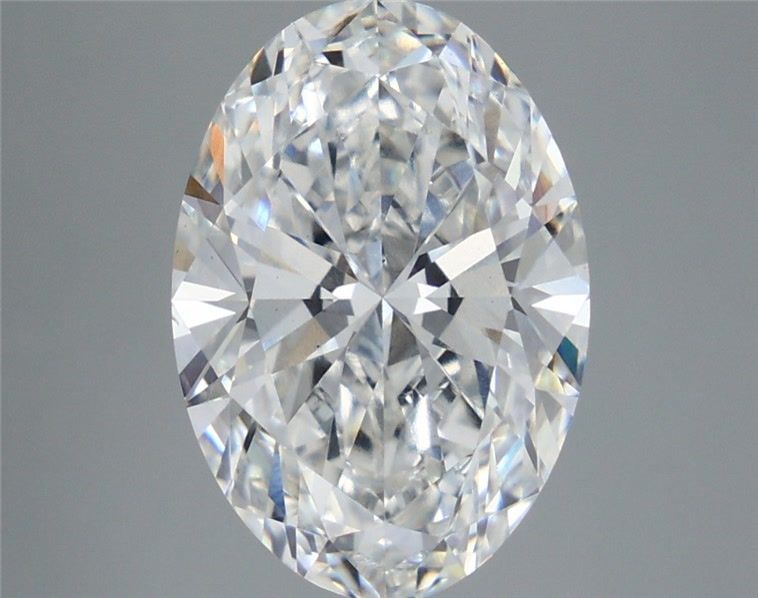 5.51 Carat Oval Shaped, Ideal Cut, F Color, VS2 Clarity, IGI Certified Lab Grown Diamond