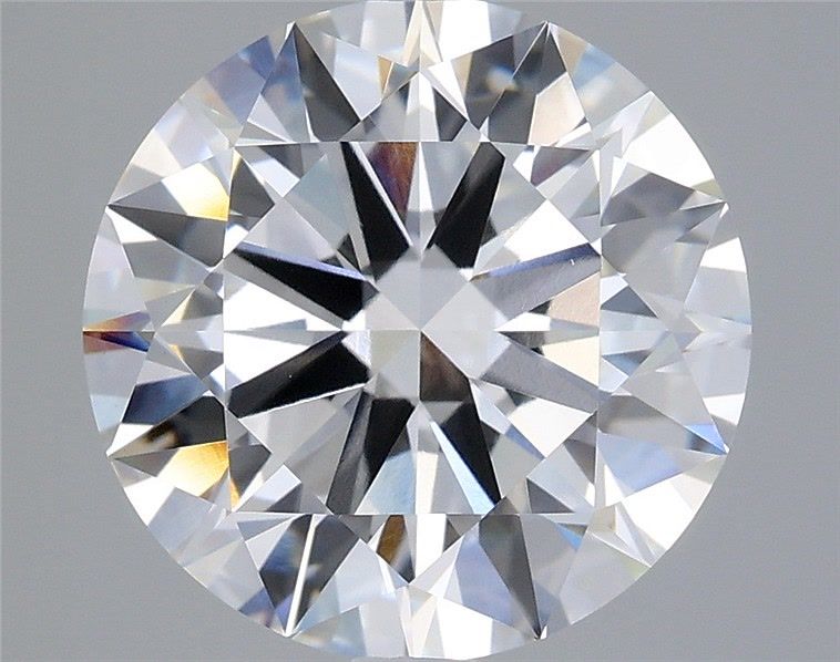 5.51 Carat Round Shaped, Ideal Cut, E Color, VVS2 Clarity, IGI Certified Lab Grown Diamond