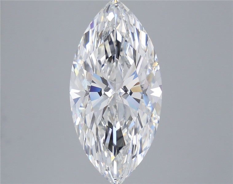 5.57 Carat Marquise Shaped, Ideal Cut, E Color, VVS2 Clarity, IGI Certified Lab Grown Diamond