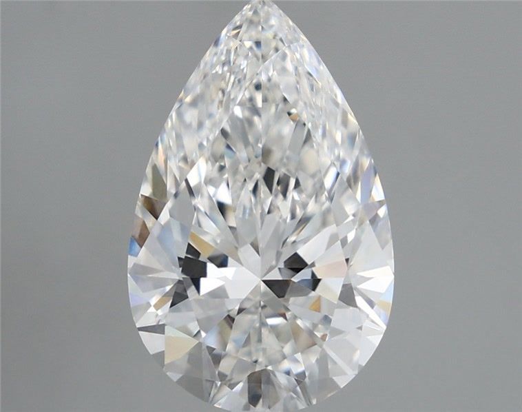 3.57 Carat Pear Shaped, Ideal Cut, E Color, VVS2 Clarity, IGI Certified Lab Grown Diamond