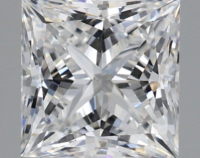 2.86 Carat Princess Shaped, Ideal Cut, E Color, VVS2 Clarity, IGI Certified Lab Grown Diamond