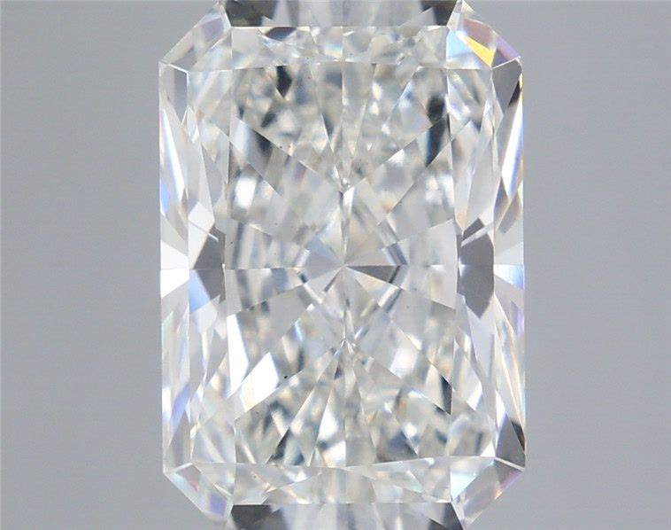 6.53 Carat Radiant Shaped, Ideal Cut, F Color, VS2 Clarity, IGI Certified Lab Grown Diamond