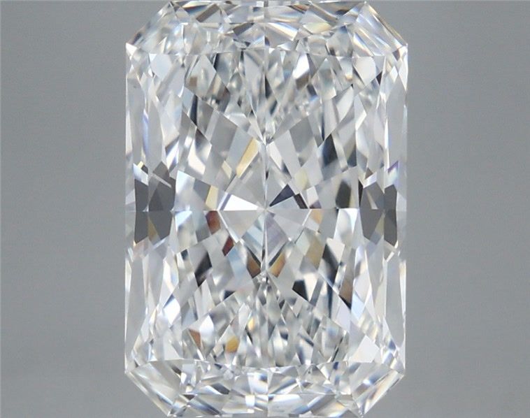 5.58 Carat Radiant Shaped, Ideal Cut, E Color, VVS2 Clarity, IGI Certified Lab Grown Diamond