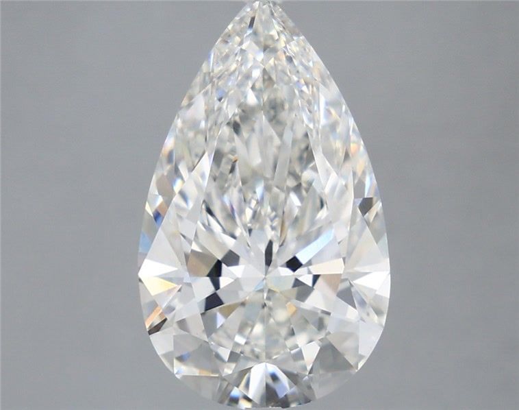 4.29 Carat Pear Shaped, Ideal Cut, F Color, VS1 Clarity, IGI Certified Lab Grown Diamond