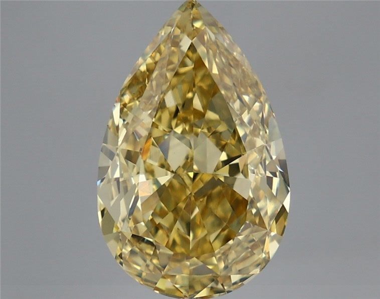 5.35 Carat Pear Shaped, Ideal Cut, VVS2 Clarity, IGI Certified Lab Grown Diamond