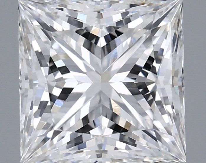 3.56 Carat Princess Shaped, Ideal Cut, F Color, VVS2 Clarity, IGI Certified Lab Grown Diamond