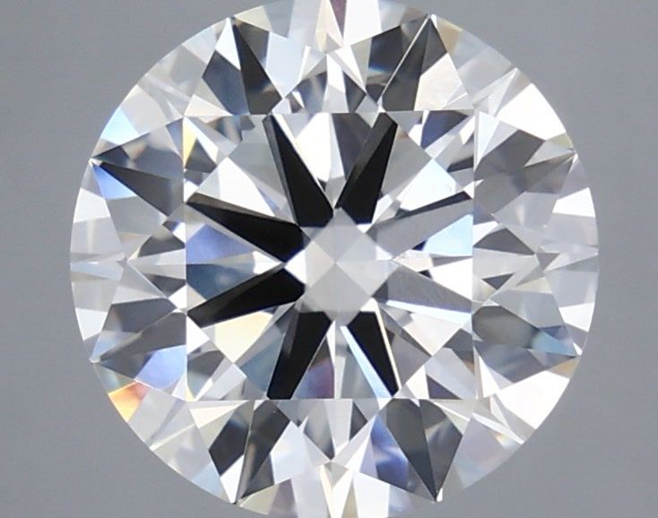 3.53 Carat Round Shaped, Ideal Cut, F Color, VVS2 Clarity, IGI Certified Lab Grown Diamond