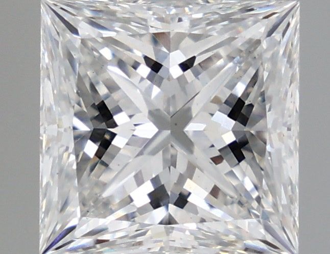 4.01 Carat Princess Shaped, Excellent Cut, F Color, VS1 Clarity, IGI Certified Lab Grown Diamond