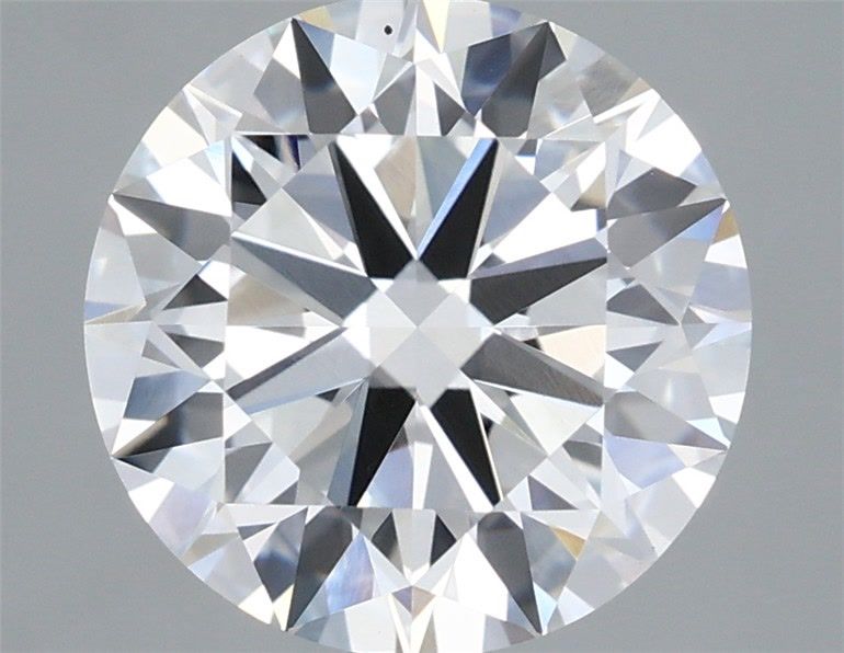 3.80 Carat Round Shaped, Excellent Cut, E Color, VS1 Clarity, IGI Certified Lab Grown Diamond