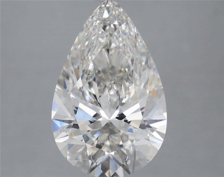 3.58 Carat Pear Shaped, Ideal Cut, F Color, VS1 Clarity, IGI Certified Lab Grown Diamond