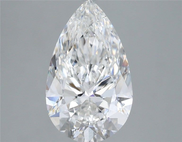 3.54 Carat Pear Shaped, Ideal Cut, E Color, VS1 Clarity, IGI Certified Lab Grown Diamond