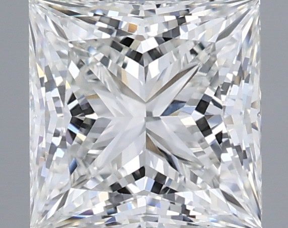 1.89 Carat Princess Shaped, Ideal Cut, F Color, VS1 Clarity, IGI Certified Lab Grown Diamond