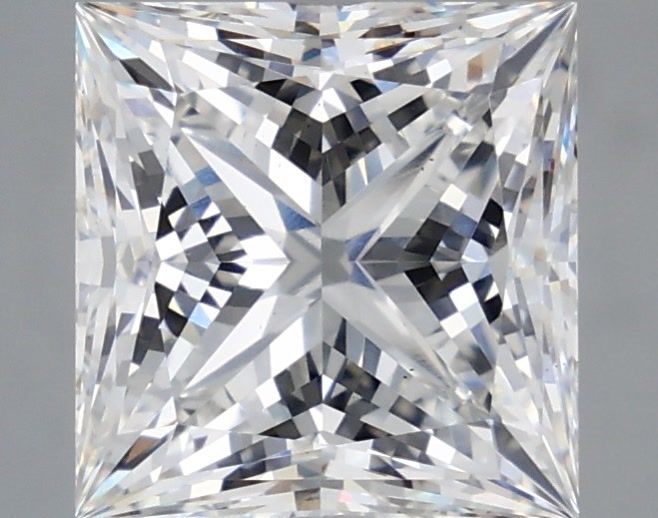 4.42 Carat Princess Shaped, Ideal Cut, F Color, VS2 Clarity, IGI Certified Lab Grown Diamond