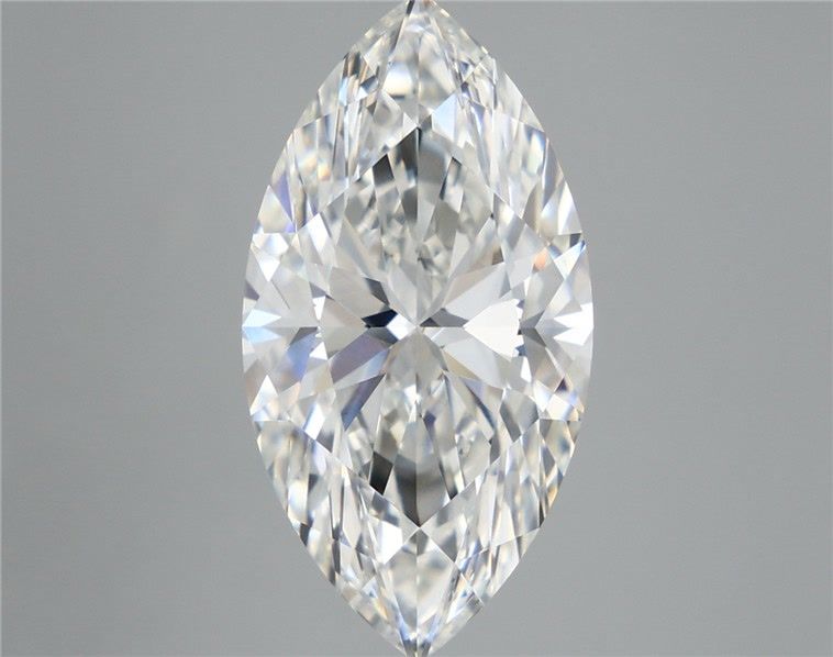 6.56 Carat Marquise Shaped, Ideal Cut, F Color, VVS2 Clarity, IGI Certified Lab Grown Diamond