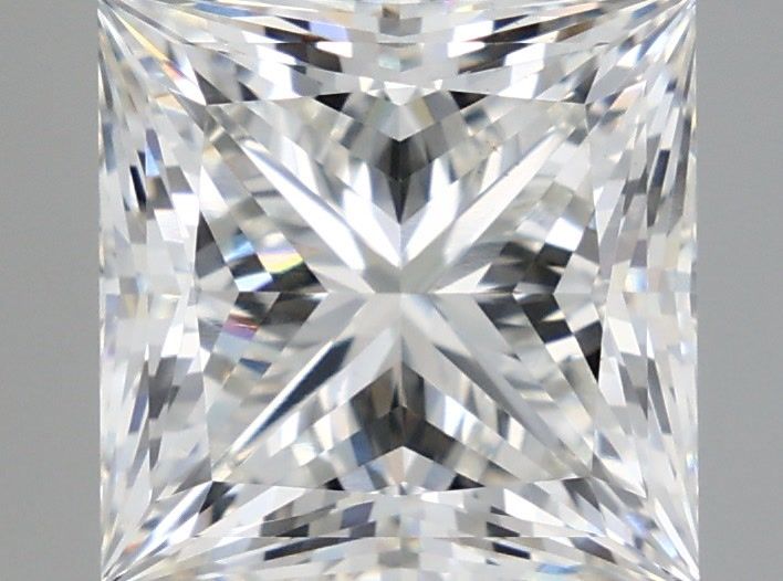 4.34 Carat Princess Shaped, Ideal Cut, F Color, VS1 Clarity, IGI Certified Lab Grown Diamond