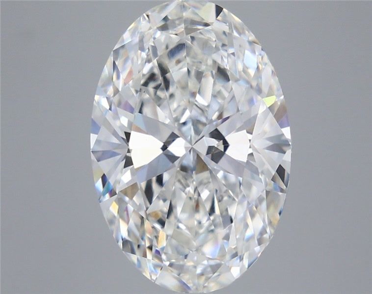 5.57 Carat Oval Shaped, Ideal Cut, F Color, VVS2 Clarity, IGI Certified Lab Grown Diamond