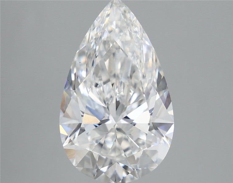 3.53 Carat Pear Shaped, Ideal Cut, E Color, VS1 Clarity, IGI Certified Lab Grown Diamond