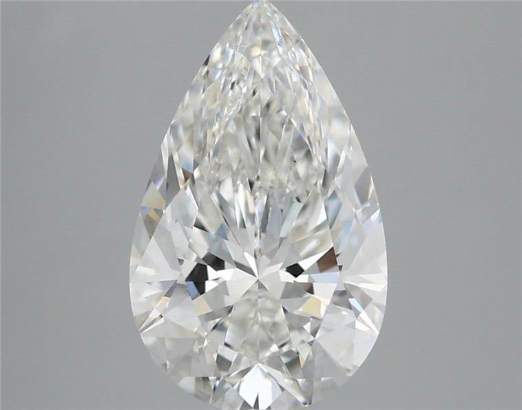 3.08 Carat Pear Shaped, Ideal Cut, F Color, VS1 Clarity, IGI Certified Lab Grown Diamond
