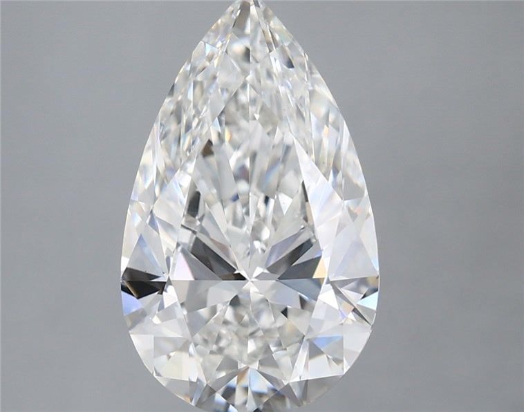 3.56 Carat Pear Shaped, Ideal Cut, E Color, VS1 Clarity, IGI Certified Lab Grown Diamond