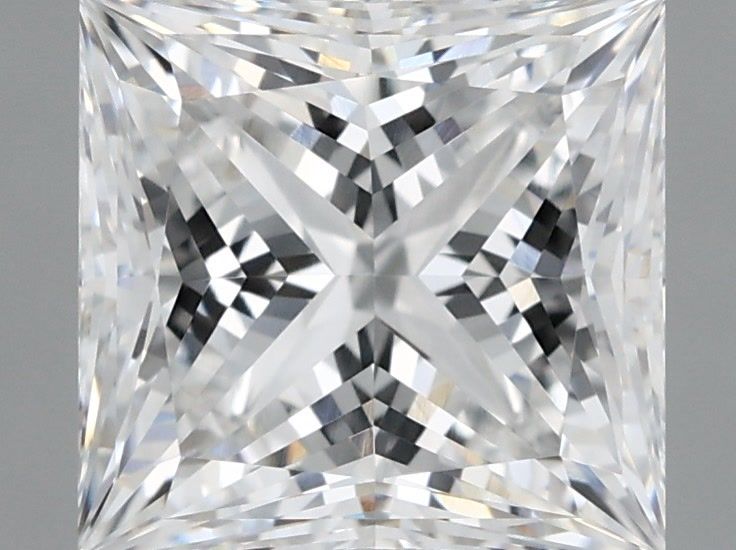 1.89 Carat Princess Shaped, Ideal Cut, D Color, VVS2 Clarity, IGI Certified Lab Grown Diamond